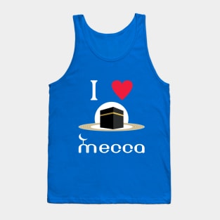 Mecca Kaaba Hajj gift-I love mecca kaaba hajj gift Tank Top